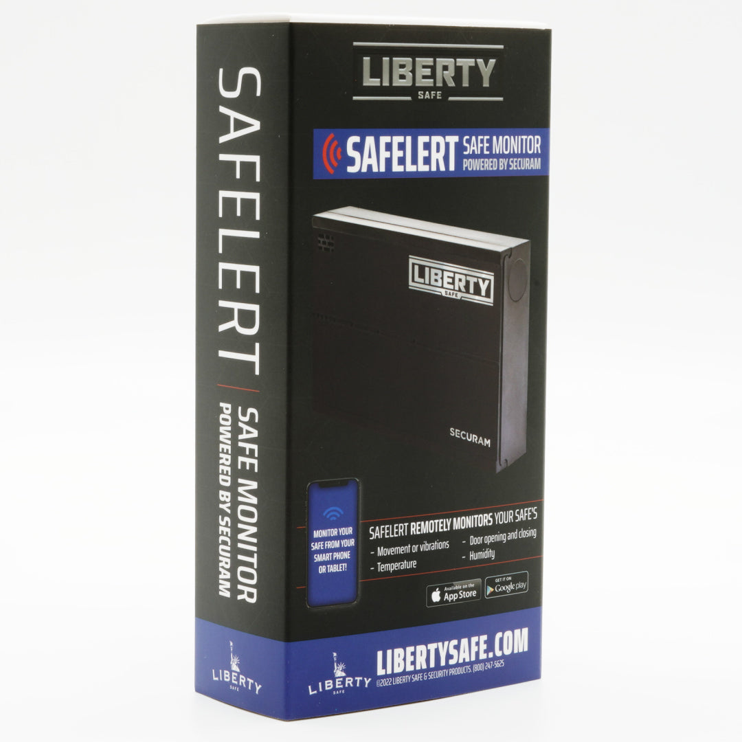 SafElert Securam Safe Monitor | Remotely Monitor Temperature, Humidity, Door Status and Vibration | Box View
